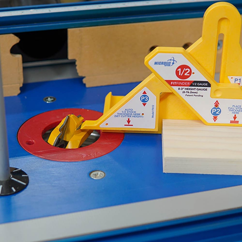 MICROJIG MICROJIG MB-050-0750LM FITFINDER Lock Miter Router Bit (1/2