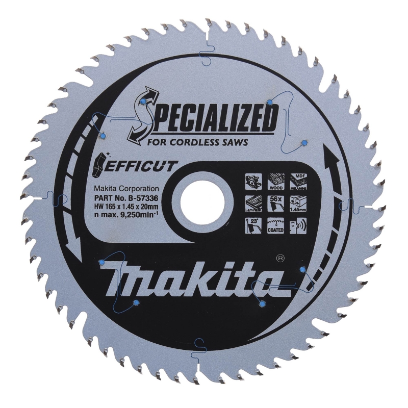 MAKITA MAKITA B-57336 165x20mm 56T Efficut Blade