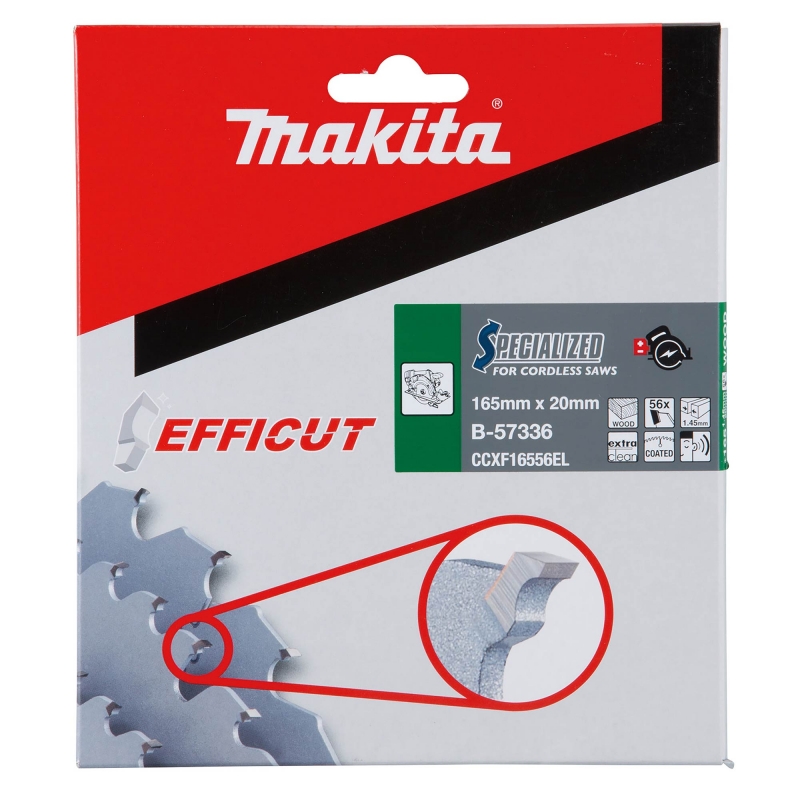 MAKITA MAKITA B-57336 165x20mm 56T Efficut Blade