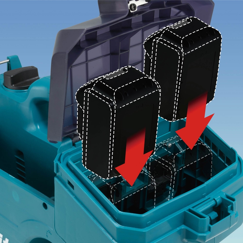 MAKITA MAKITA DHW080PG2 Twin 18v Brushless Pressure Washer with 2x6ah Batteries