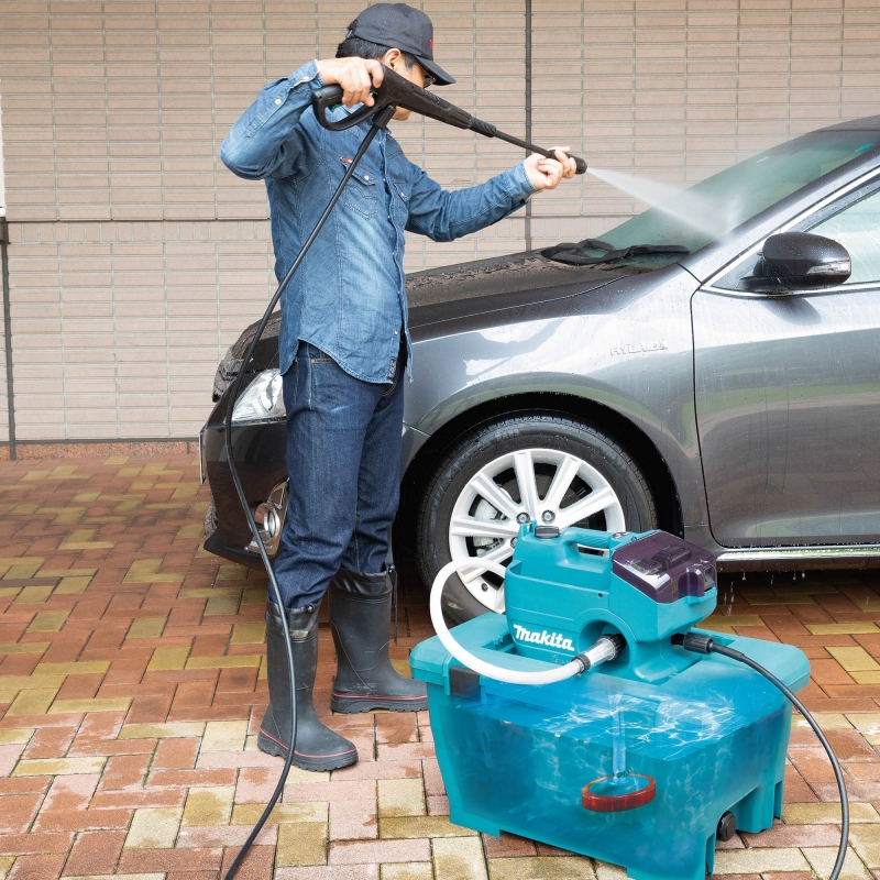MAKITA MAKITA DHW080PG2 Twin 18v Brushless Pressure Washer with 2x6ah Batteries