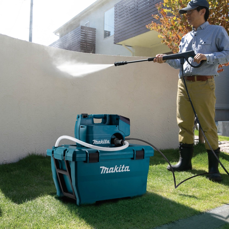MAKITA MAKITA DHW080PG2 Twin 18v Brushless Pressure Washer with 2x6ah Batteries