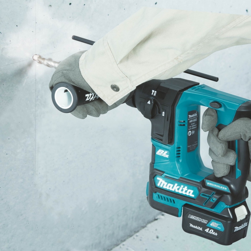 MAKITA MAKITA HR166DSMJ 12v CXT Brushless SDS Plus Hammer with 2x4ah Batteries