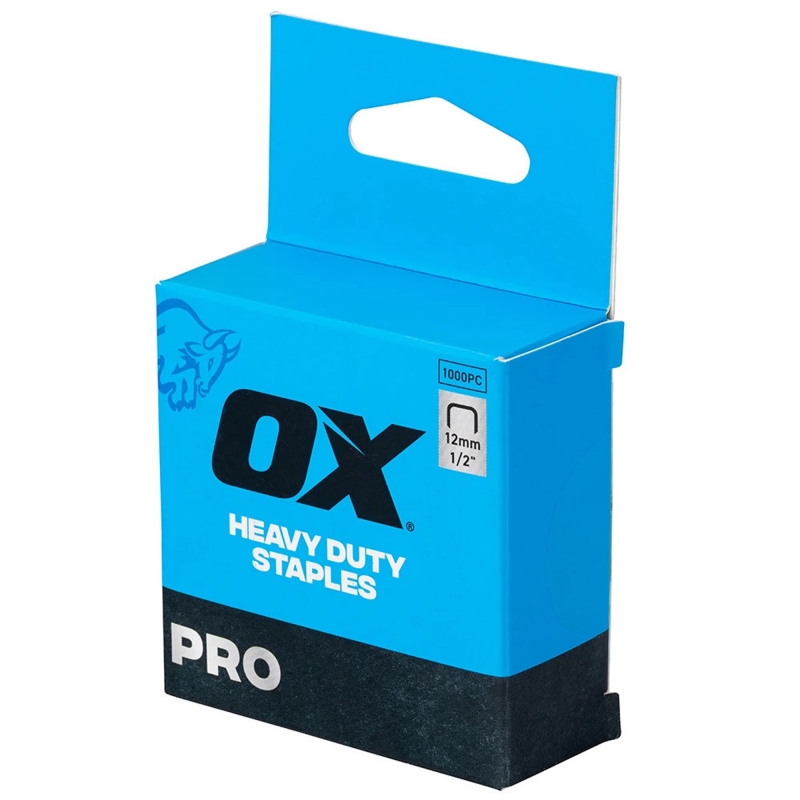 OX TOOLS OX TOOLS OX-P316412 Pro Heavy Duty Staples 12mm