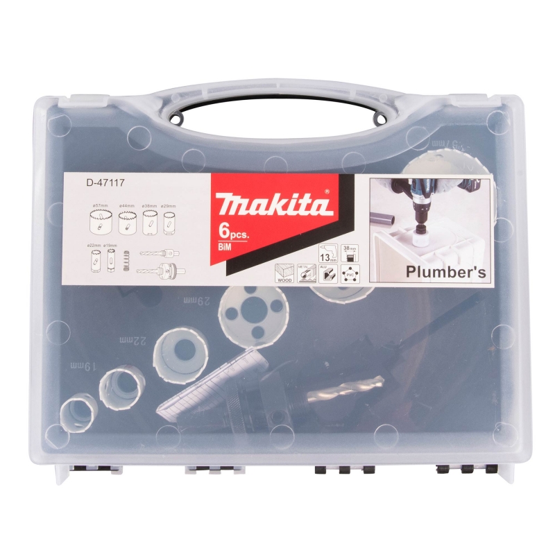 MAKITA MAKITA D-47117 6 Piece Plumber's Holesaw Kit
