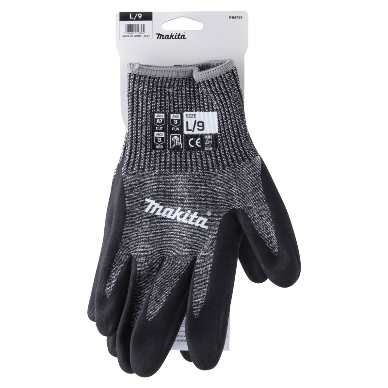 MAKITA MAKITA Cut 7 Nitrile Coat Dip Glove