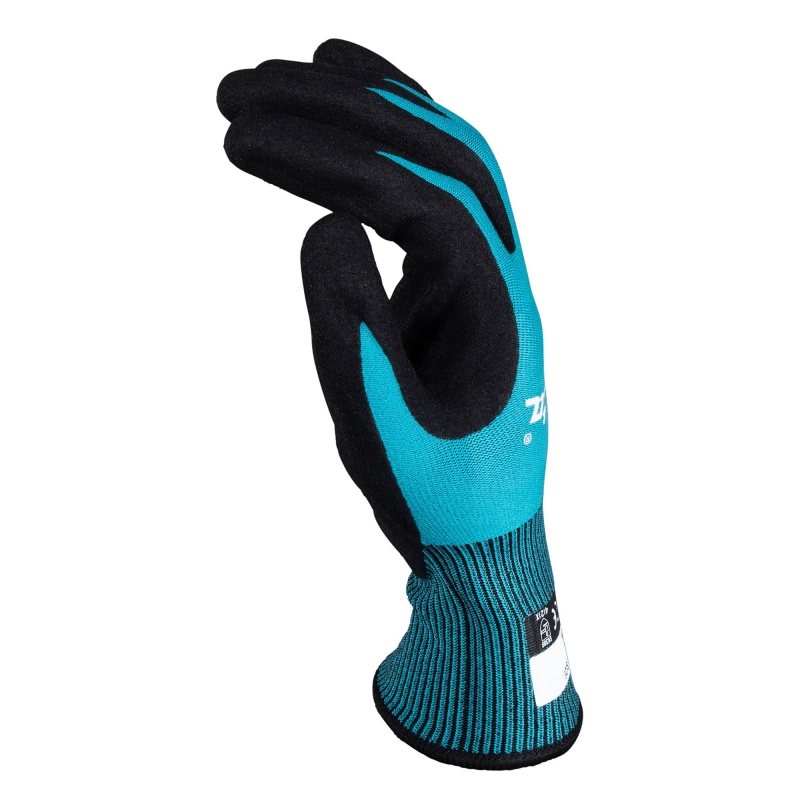 MAKITA MAKITA Cut 1 Nitrile Coat Dip Gloves