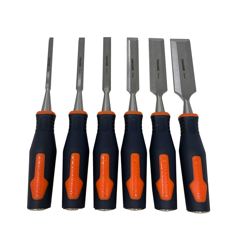 TOMAHAWK TOMAHAWK TCS-600 6 Piece Wood Chisel Set in Tool Roll