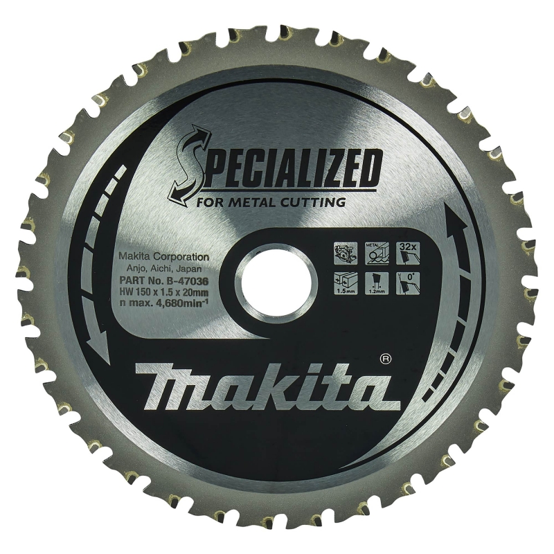 MAKITA MAKITA B-47036 150mm x 20mm 32T TCT Saw Blade
