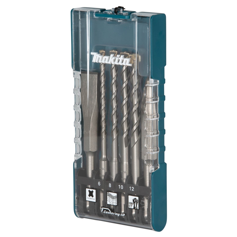 MAKITA MAKITA E-15746 6 Piece SDS+ TCT Bit Set
