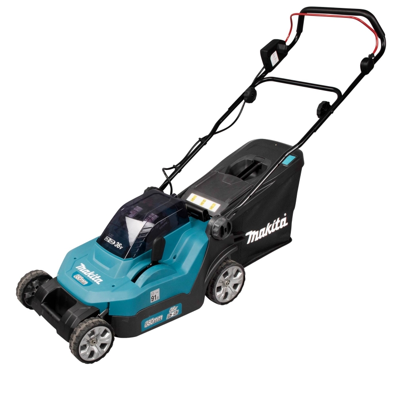 MAKITA MAKITA DLM382PT2 Twin 18v Lawn Mower with 2x5ah Batteries