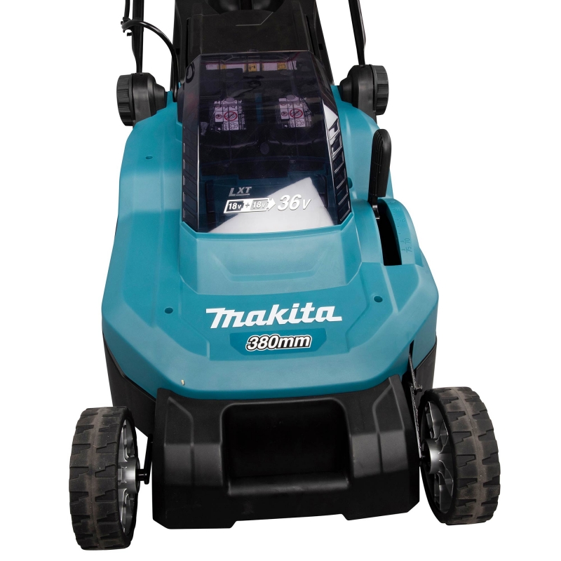 MAKITA MAKITA DLM382PT2 Twin 18v Lawn Mower with 2x5ah Batteries