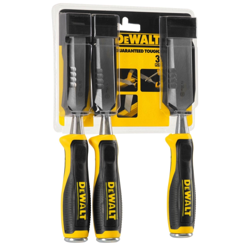 DEWALT DEWALT DWHT0-16148 3pc Side Strike Wood Chisel Set