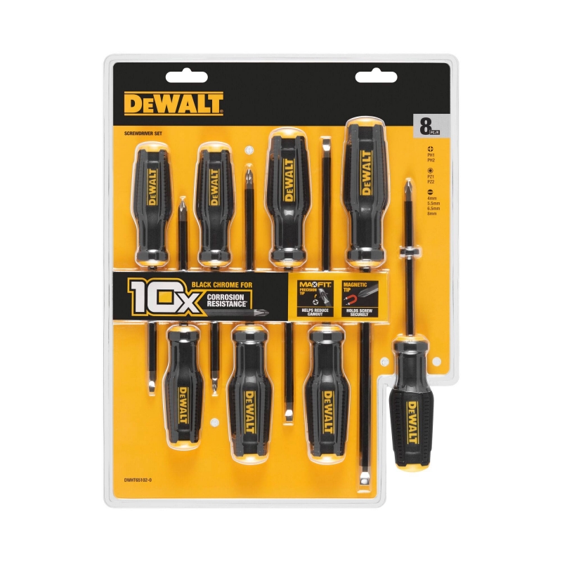 DEWALT DEWALT DWHT65102-0 Maxfit 8pc Screwdriver Set