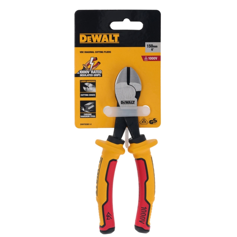 DEWALT DEWALT DWHT82801-0 VDE Diagonal Pliers 150mm