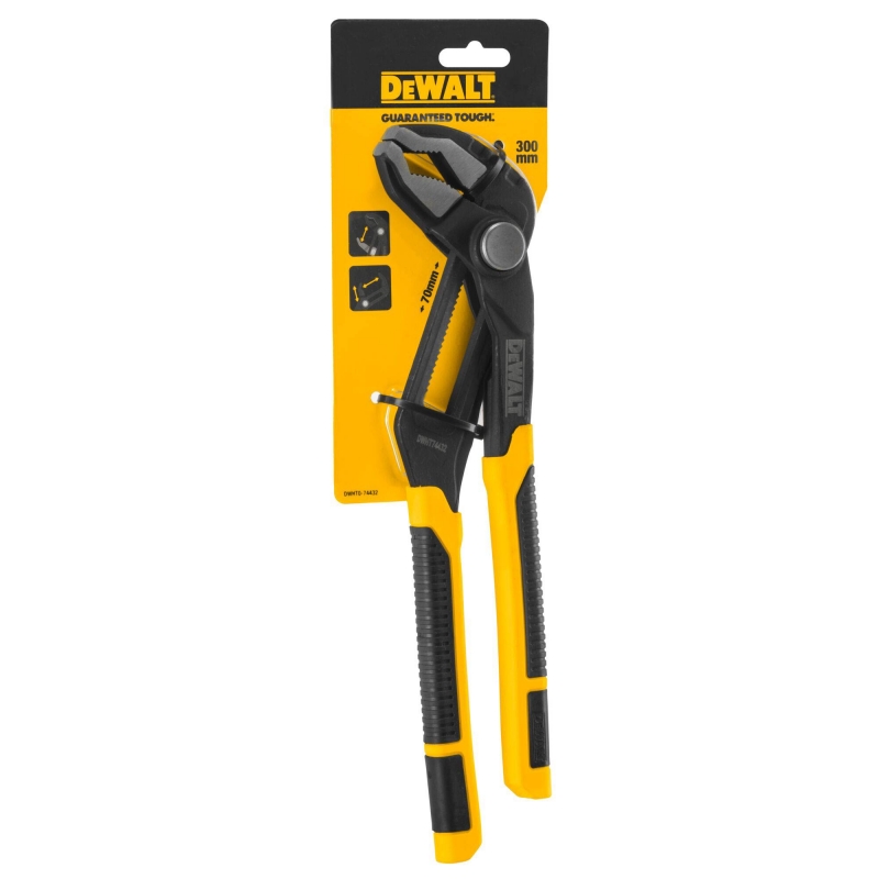 DEWALT DEWALT DWHT0-74432 V-Jaw Push Lock Pliers 300mm
