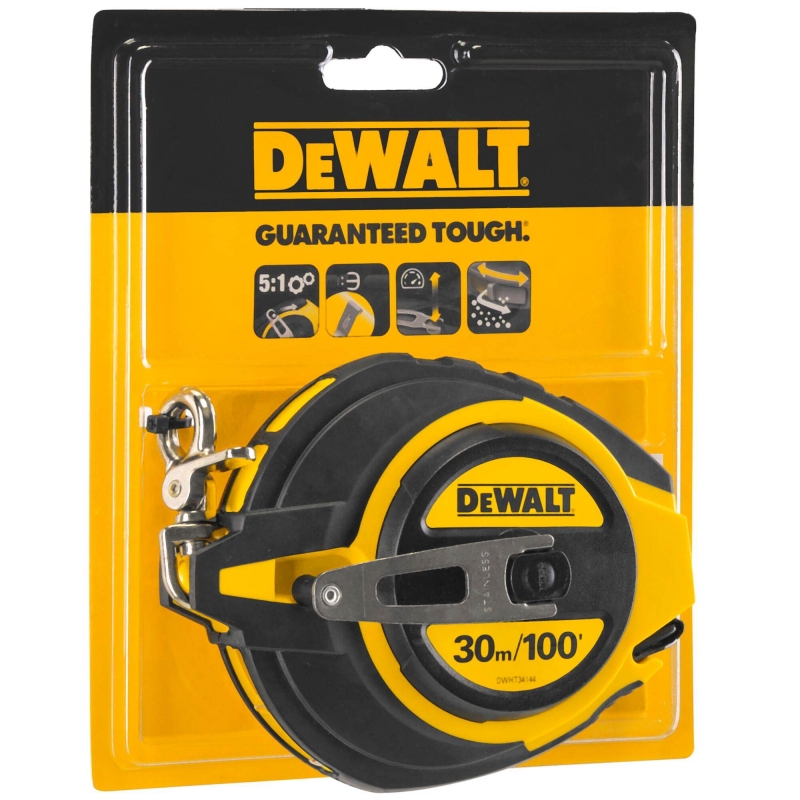 DEWALT DEWALT DWHT0-34144 Steel Long Tape 30m/100'