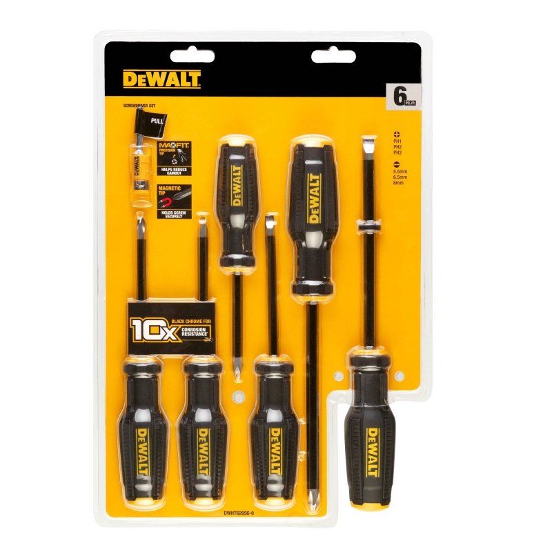 DEWALT DEWALT DWHT62056-0 Fullfit 6pc Screwdriver Set