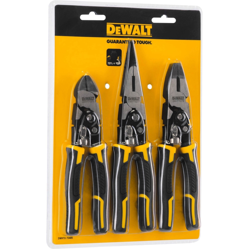 DEWALT DEWALT DWHT0-70485 3pc Compound Action Pliers Set