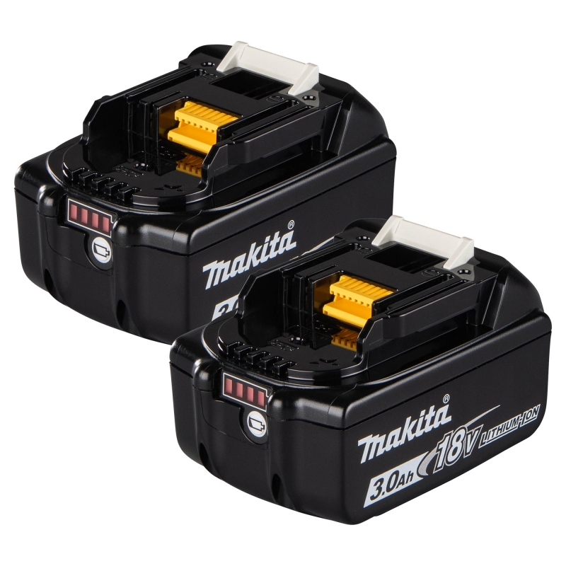 MAKITA MAKITA BL1830BX2 18v 3ah Batteries x2