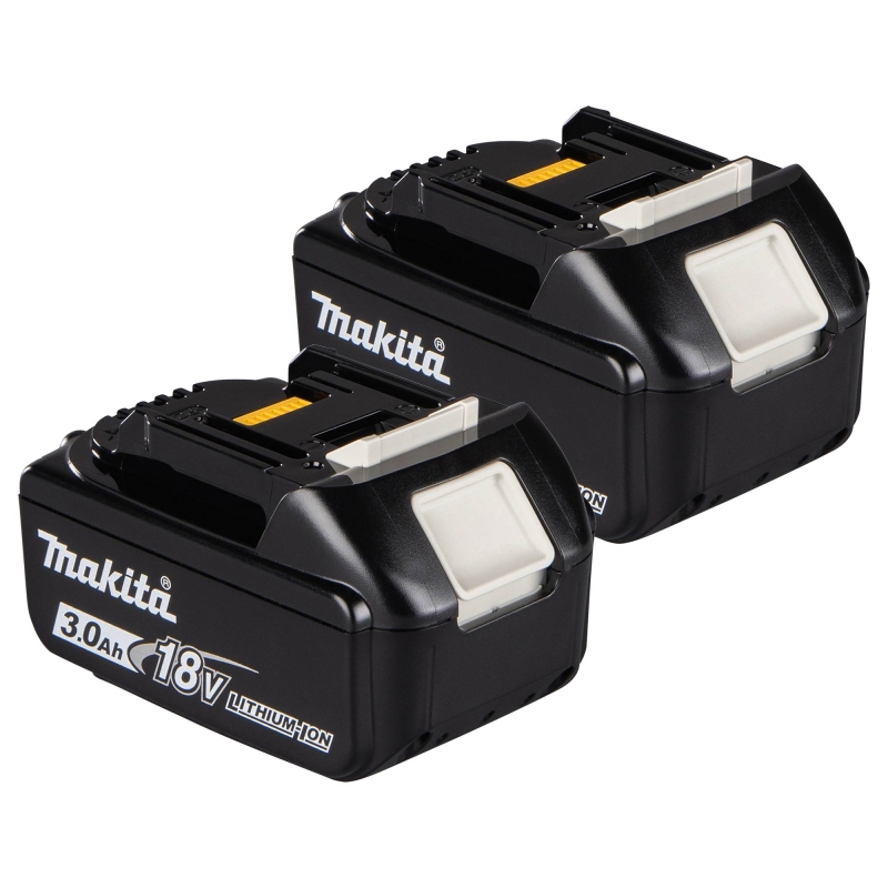 MAKITA MAKITA BL1830BX2 18v 3ah Batteries x2