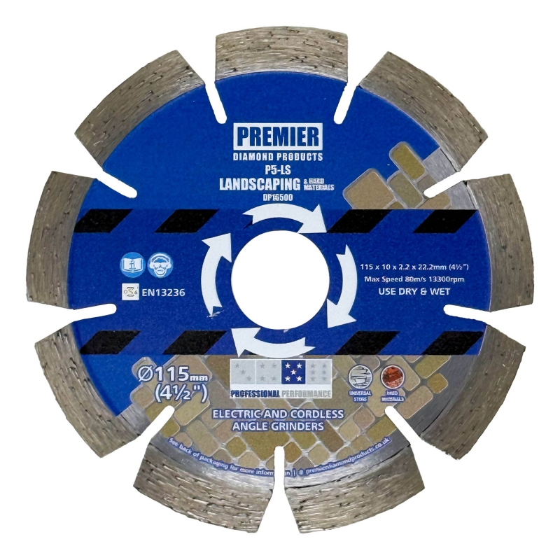 PREMIER DIAMOND PREMIER DIAMOND DP16500 P5-LS 115mm Diamond Blade