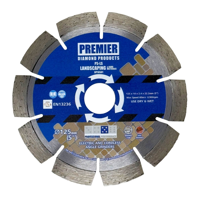 PREMIER DIAMOND PREMIER DIAMOND DP16501 P5-LS 125mm Diamond Blade