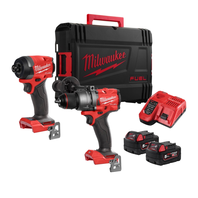 MILWAUKEE MILWAUKEE M18FPP2A3-502X 18v FUEL Twin Pack with 2x5ah Batteries