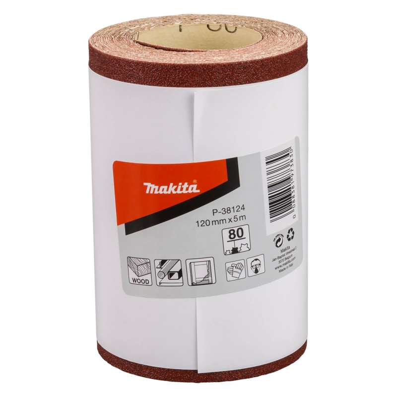 MAKITA MAKITA P-38124 120mm x 5m 80g Sanding Roll