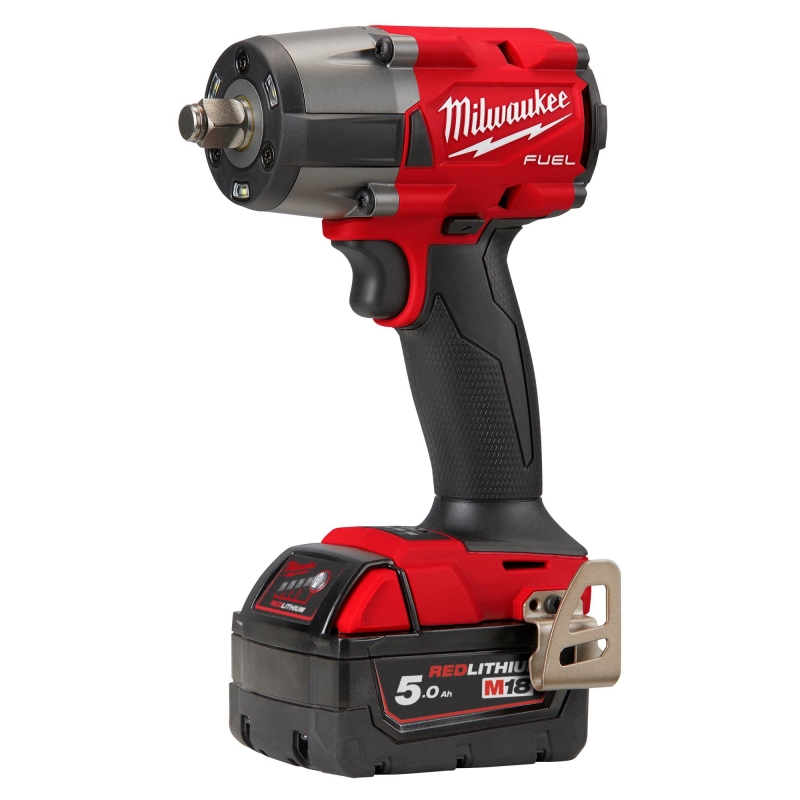 MILWAUKEE MILWAUKEE M18FMTIW2F12-502X 18v FUEL G2 Impact Wrench with 2x5ah Batteries
