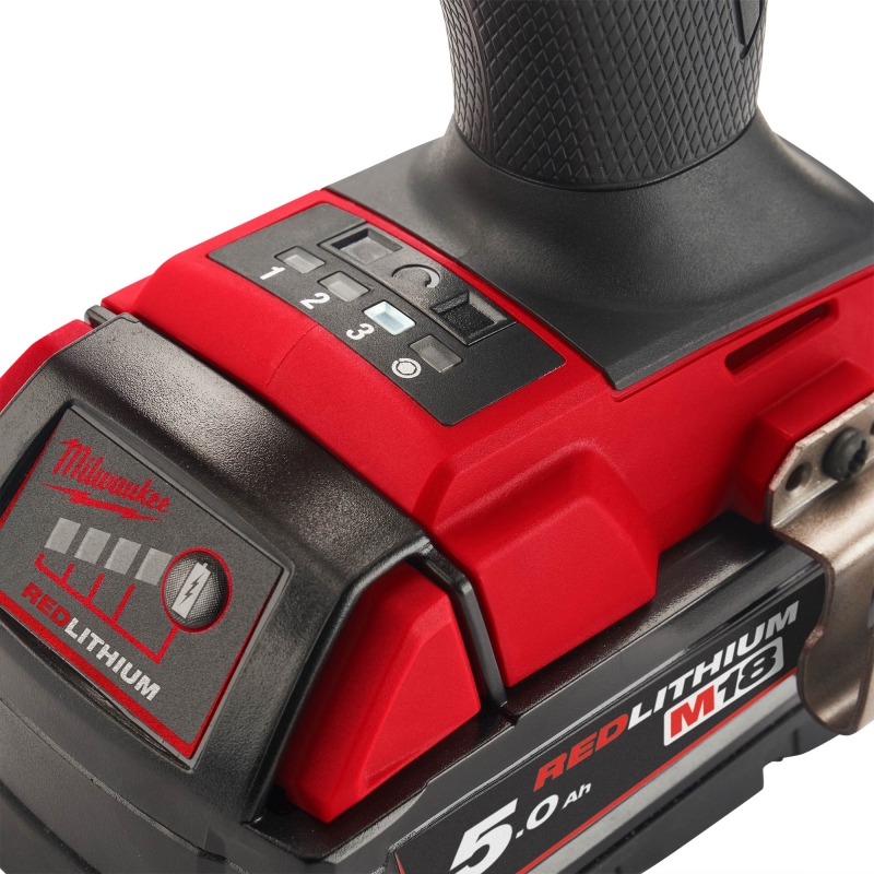 MILWAUKEE MILWAUKEE M18FMTIW2F12-502X 18v FUEL G2 Impact Wrench with 2x5ah Batteries