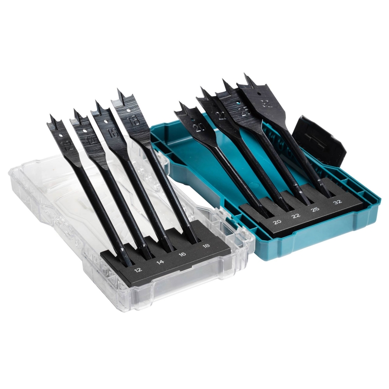MAKITA MAKITA E-08698 8 Piece Flat Bit Set