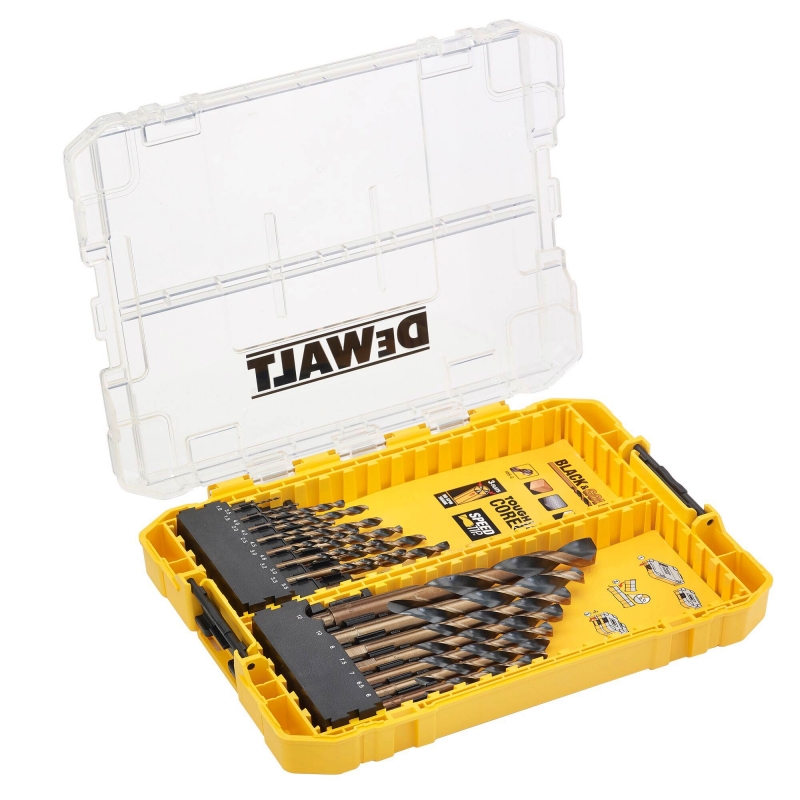 DEWALT DEWALT DT70755-QZ 21 Piece HSS Black/Gold Drill Set