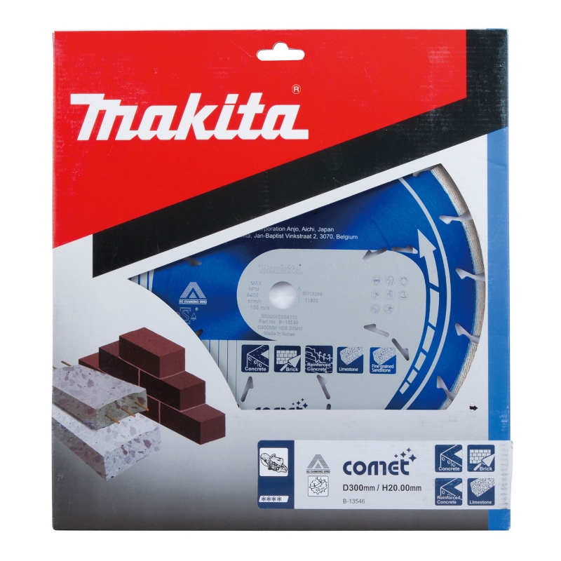 MAKITA MAKITA B-13546 300x20mm Segmented Rim Diamond Blade