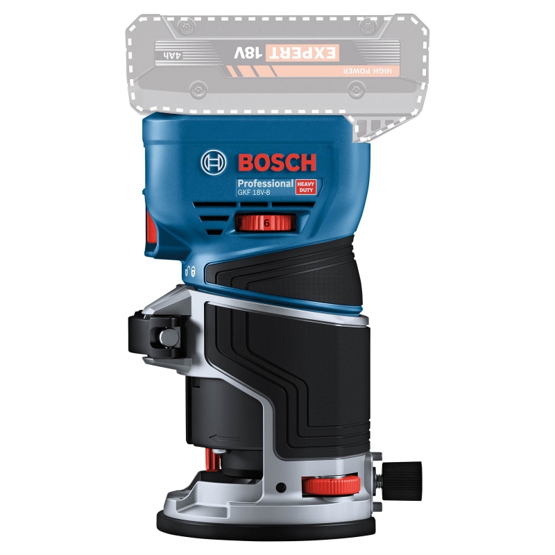 BOSCH BOSCH GKF18V-8 18v Brushless Palm Router BODY ONLY with L-Boxx Carry Case