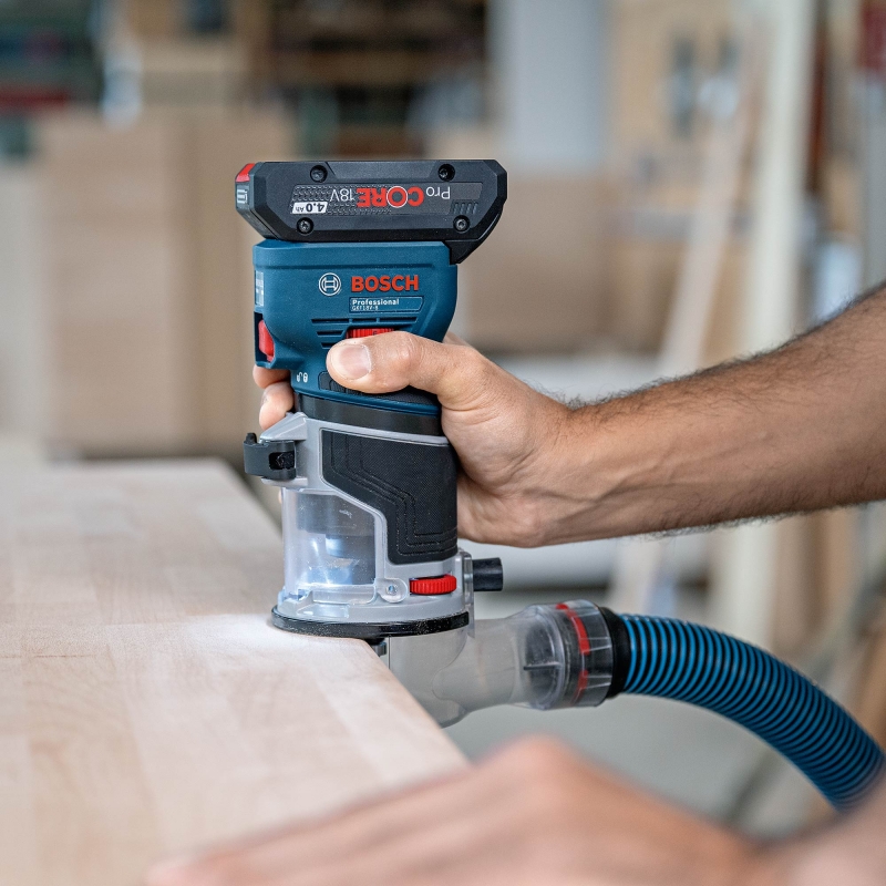 BOSCH BOSCH GKF18V-8 18v Brushless Palm Router BODY ONLY with L-Boxx Carry Case