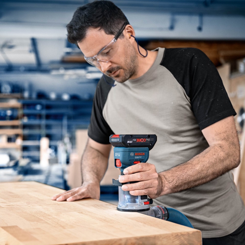 BOSCH BOSCH GKF18V-8 18v Brushless Palm Router BODY ONLY with L-Boxx Carry Case