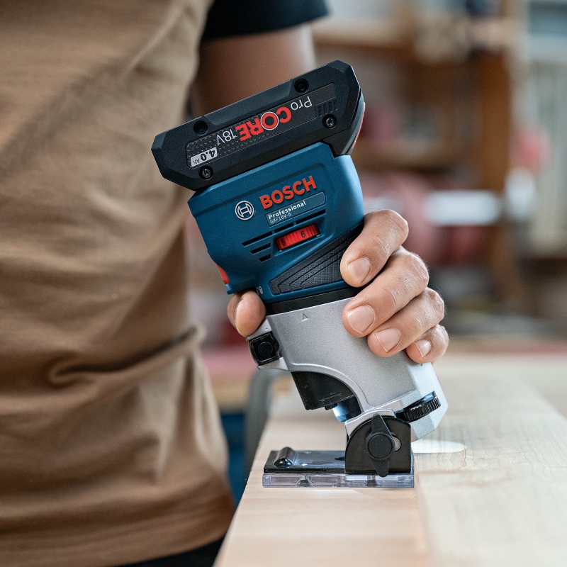 BOSCH BOSCH GKF18V-8 18v Brushless Palm Router BODY ONLY with L-Boxx Carry Case