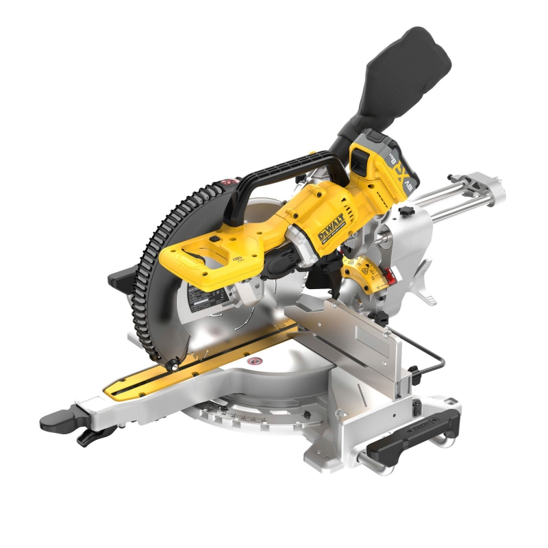 DEWALT DEWALT DCS782XW2 18v Brushless 305mm Slide Mitre Saw with 2x8ah Batteries