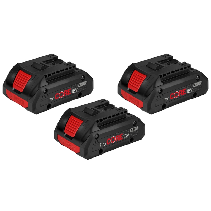 BOSCH BOSCH 0615A5008C 18v 6 piece Kit with 3x4ah ProCore Batteries