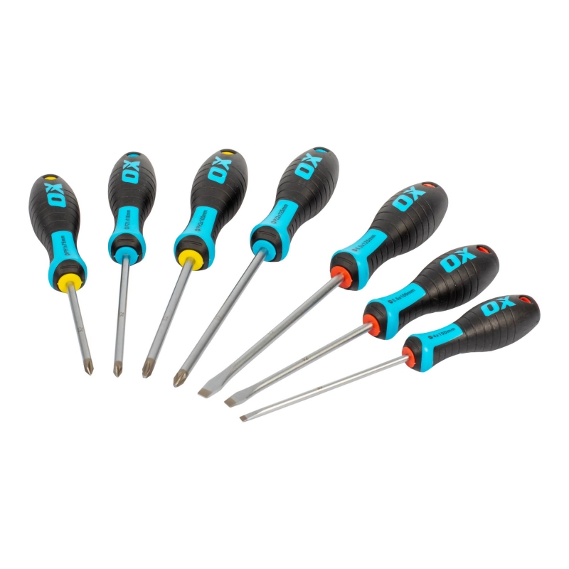 OX TOOLS OX TOOLS OX Pro 7 Piece Screwdriver Set
