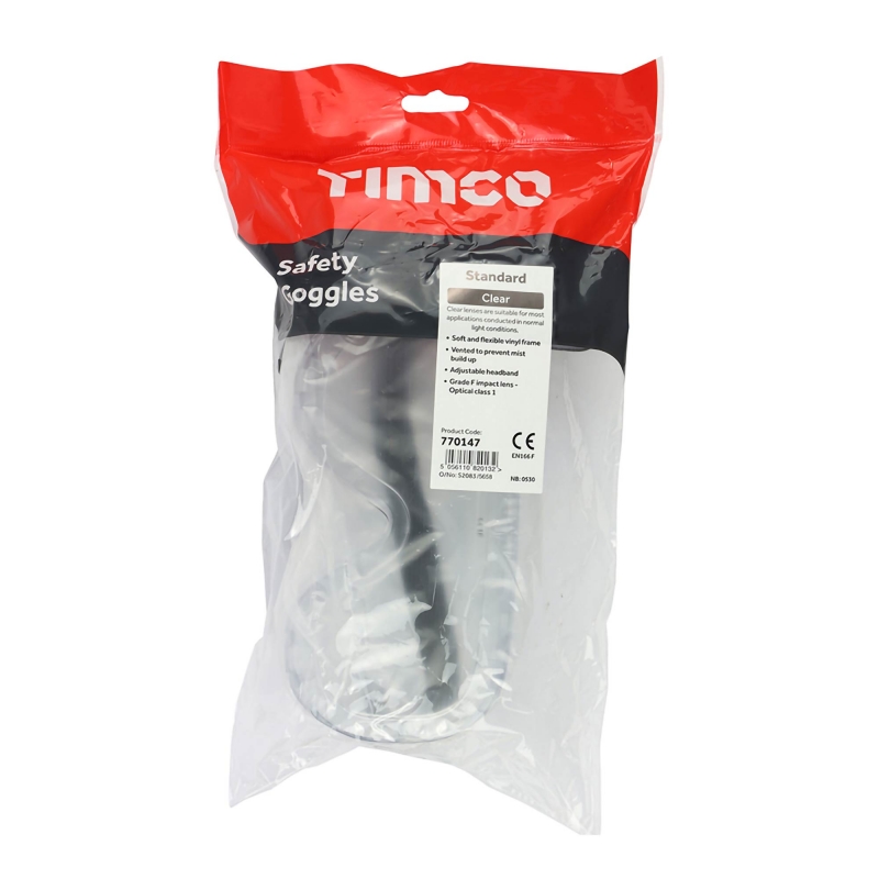 TIMCO TIMCO 770147 Standard Safety Goggles - Clear