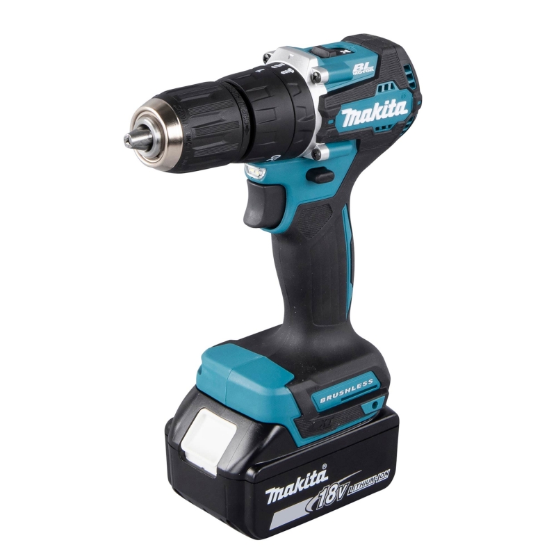 MAKITA MAKITA DHP487SF 18v Brushless Combi Drill with 1x3ah Battery in a Cube Bag