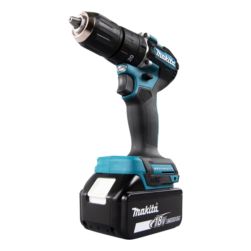 MAKITA MAKITA DHP487SF 18v Brushless Combi Drill with 1x3ah Battery in a Cube Bag