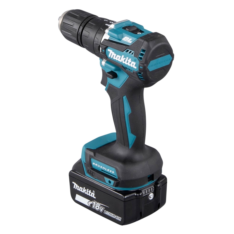 MAKITA MAKITA DHP487SF 18v Brushless Combi Drill with 1x3ah Battery in a Cube Bag