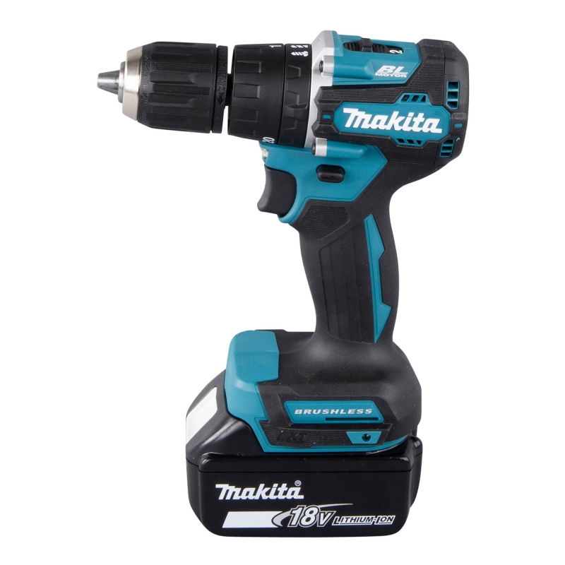 MAKITA MAKITA DHP487SF 18v Brushless Combi Drill with 1x3ah Battery in a Cube Bag