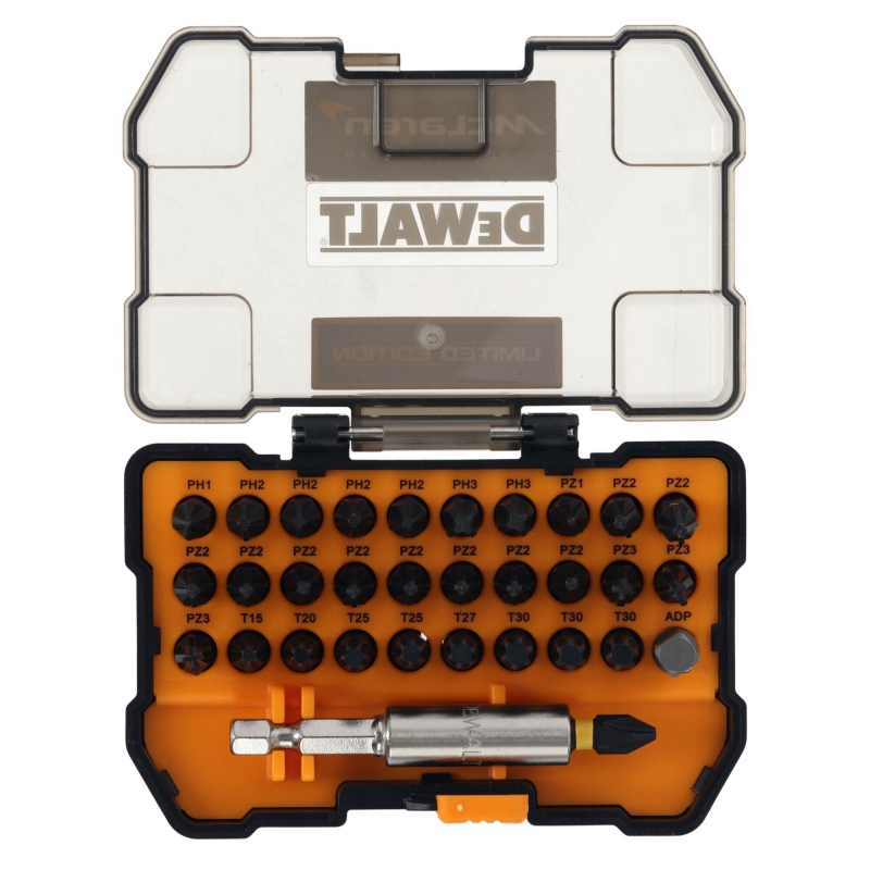 DEWALT DEWALT DT70901T 32pc McLaren Screwdriving Set with Magnetic Bit Holder