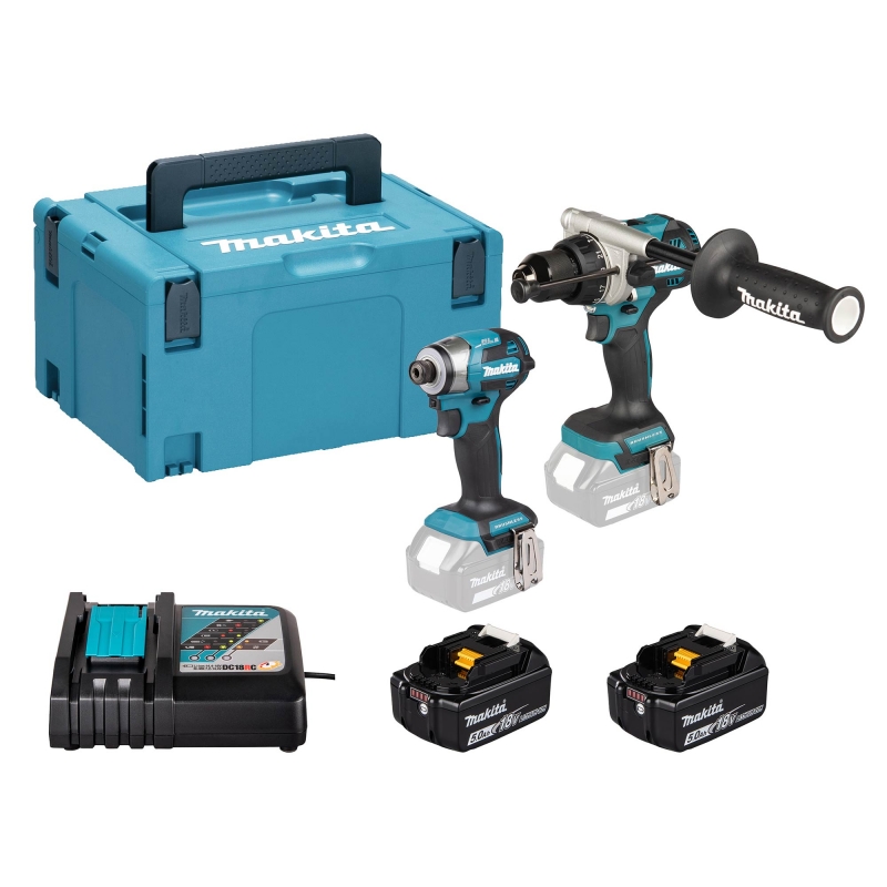 MAKITA MAKITA DLX2549TJ 18v DHP492/DTD173 Twin Pack with 2x5ah Batteries