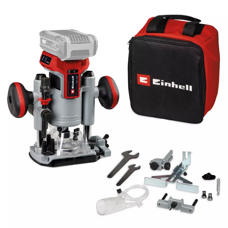 EINHELL EINHELL TP-RO 18 Set Li BL - Solo 18v Cordless Router / Palm Router Set BODY ONLY