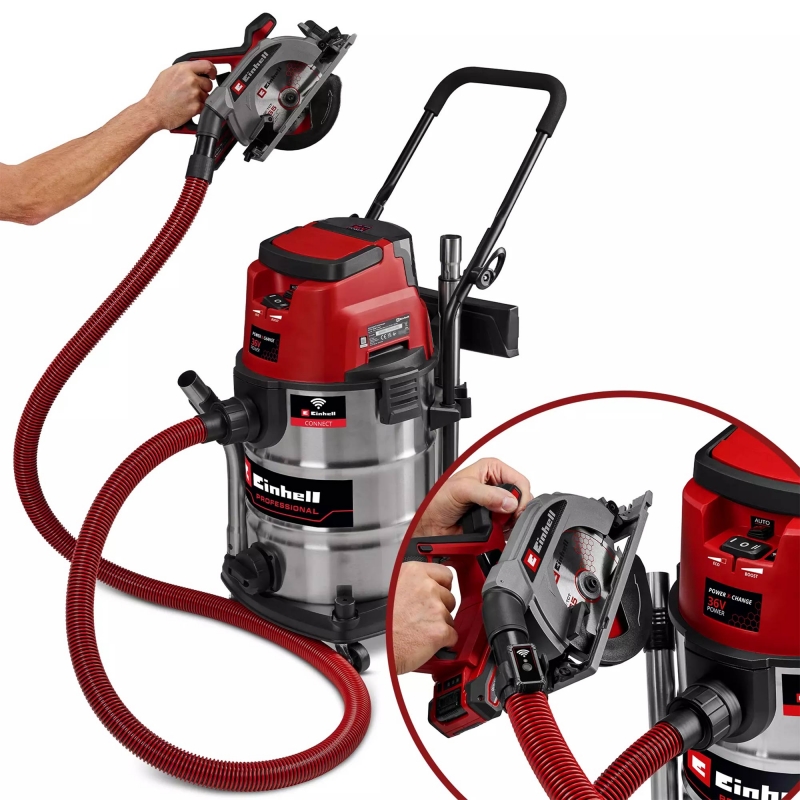 EINHELL EINHELL P-VC 36/30 S Auto-Solo PROFESSIONAL Cordless Wet/Dry Vacuum Cleaner BODY ONLY